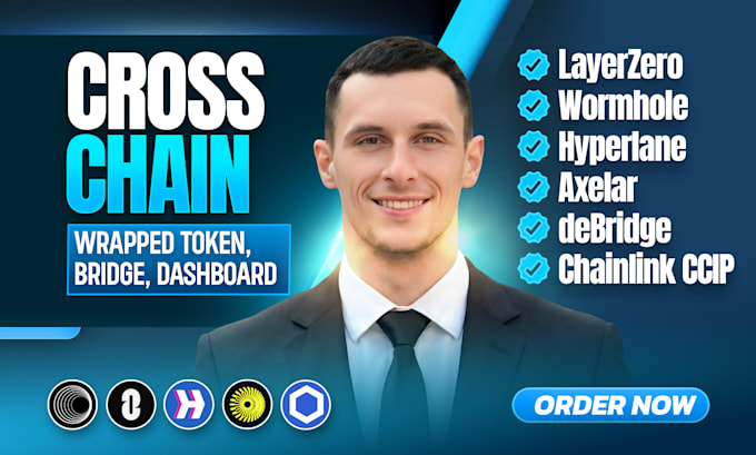 I will build wrapped tokens across chains using layerzero, hyperlane,or wormhole