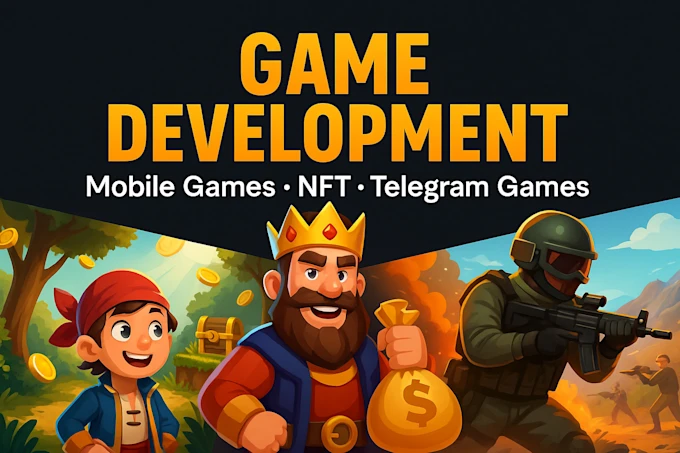 I will develop money making games for mobile, PC, or nft