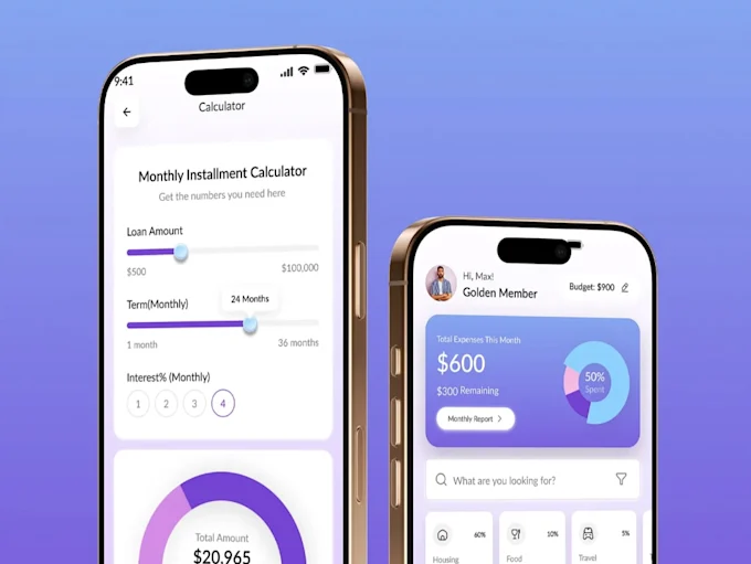 I will build Ai fintech app, neobank app loan app, banking, crypto wallet app