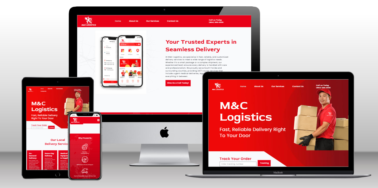 I will create logistics, trucking, dispatch, freight broker, moving website