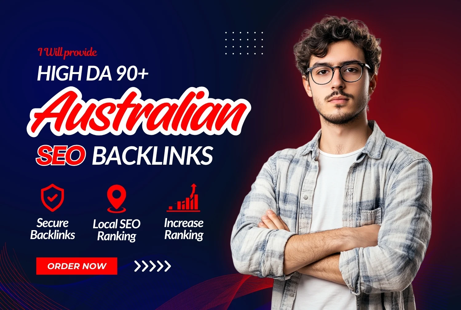 I will prvoide high da australian backlinks australia citations for local SEO