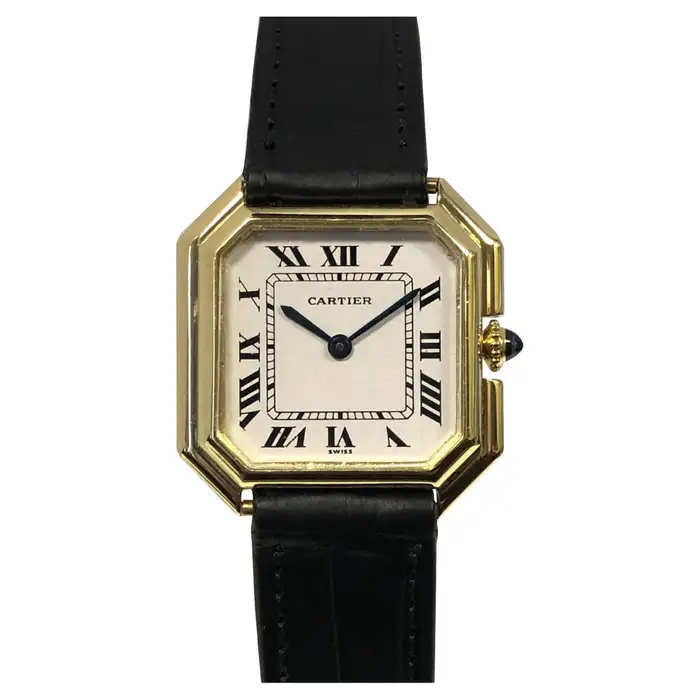 Cartier Centure 1970s Yellow Gold Manual Wind Wrist watch