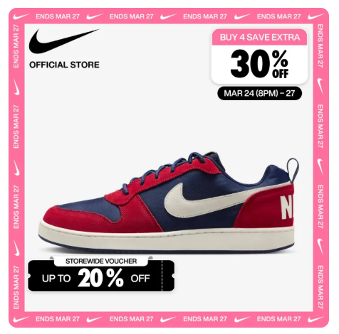 EcMall Nike Men's Court Borough Low Premium Shoes - Midnight Navy [844881-401]